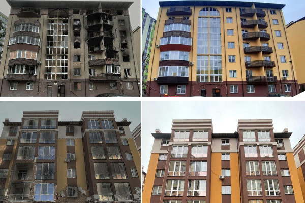 В Ірпені на Київщині відновили два житлових комплекси на кошти від ЄС