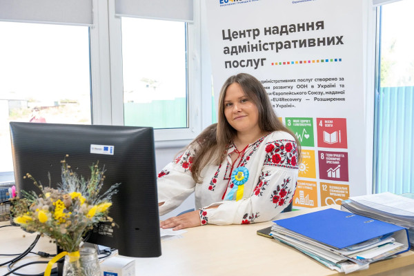 У Бишеві на Київщині відкрили новий модульний центр надання адміністративних послуг