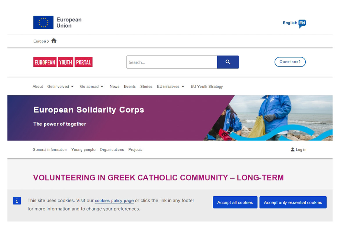 Греко-католицька місія у Словаччині запрошує волонтерів до участі в програмі Європейського корпусу солідарності