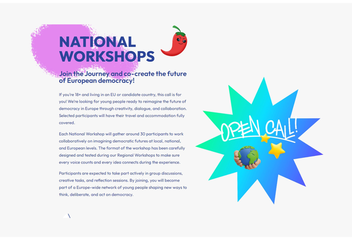 Відкрито відбір учасників національного семінару «YouthDecide 2040» в Україні