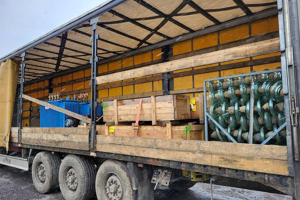На Чернігівщині енергетики отримали від партнерів із ЄС 250 тонн обладнання
