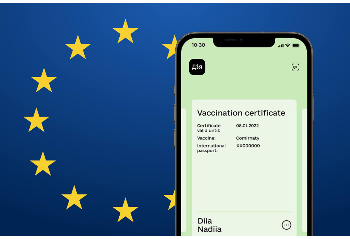 Українські цифрові COVID-сертифікати пройшли оцінку відповідності у ЄС