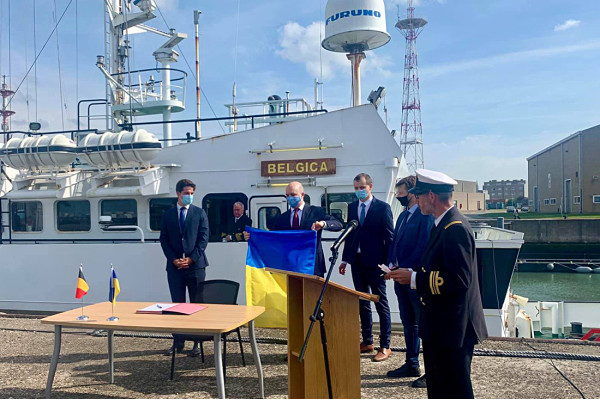 Україна отримала від Бельгії науково-дослідне судно «Бельгіка» 