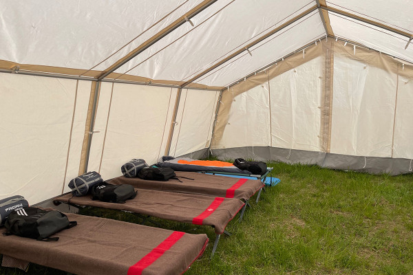 На Вінничині наметовий табір для переселенців перетворять на рекреаційний центр 