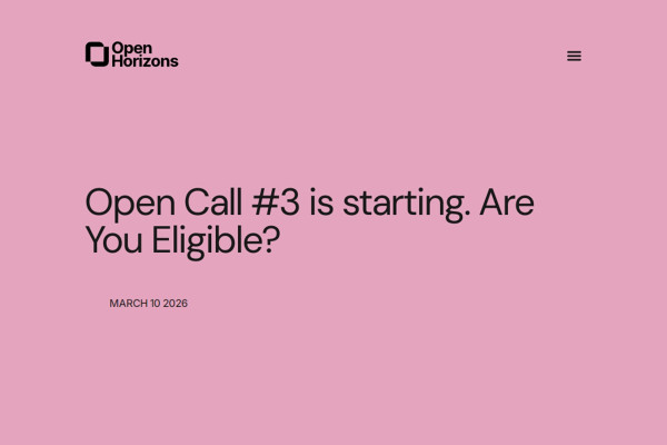 Horizon Europe відкриває третій конкурс Open Horizons для стартапів під керівництвом жінок